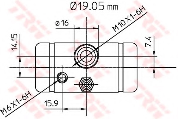 TRW BWD291 Wheel Brake Cylinder